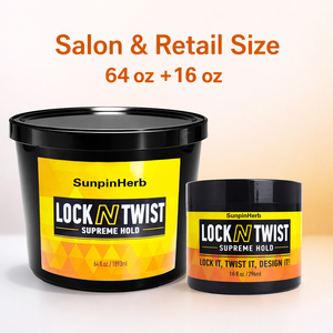 Gel Coiffant Bio Personnalisé aux Herbes pour Tresses – Fixation Forte, Texturisant, Sans Résidu, pour Locs et Twists – Usage Professionnel en Salon, OEM, Marque Privée - Product Image 4