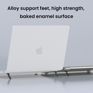 Funda Rígida Ultrafina Mate para MacBook de 13/14/15/16 Pulgadas, Cubierta Esmerilada para Portátil con Patas de Soporte Metálicas Antideslizantes - Product Image 4