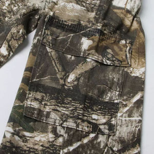 Pantalons cargo camouflage pour femmes à taille mi-haute, style Y2K, coupe droite, jambes larges, jeans avec poches à rabat, prix bas - Product Image 6