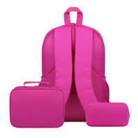 Ensemble de sacs à dos personnalisables par sublimation pour presse à chaud DIY - Sacs à dos vierges 20-36L, sac à déjeuner et trousse pour l'école et les voyages
