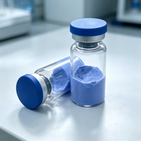 Approvisionnement direct usine : Poudre lyophilisée de GHK-Cu (Tripeptide-1 de cuivre) à 99 % de pureté, matière première cosmétique, livraison directe