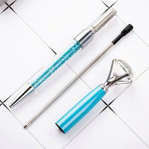 Stylo publicitaire personnalisé avec logo, en métal de haute qualité, motif élan scintillant, pointe bille 1,0 mm, idéal pour les promotions - Product Image 4