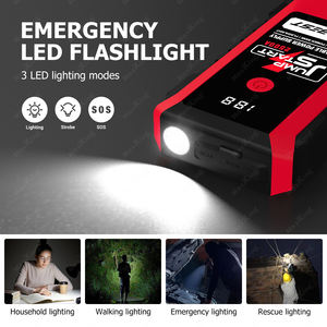 Автомобильный аккумулятор бустер Power Bank зарядное устройство литиевая аккумуляторная батарея 16000 мАч портативный автомобильный шинный воздушный насос пусковое устройство - Product Image 6