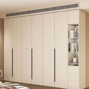 Offre spéciale Armoires combinées à bordure dorée Meubles de garde-robe modernes et modulaires pour vestiaire - Product Image 5