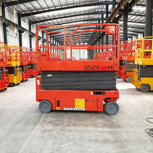 Plateforme élévatrice mobile électrique autopropulsée à ciseaux 6m-<span class=keywords><strong>14m</strong></span>, élévateur de personnel Rong Yu JT-GZ0406, capacité 80-1000kg - Product Image 5