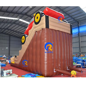 Precio barato patio trasero al aire libre niños divertido comercial inflable Casa de rebote salto tobogán acuático para la venta - Product Image 3