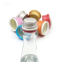 Harga Pabrik Tutup Aluminium ROPP dengan Lapisan TPE dan Cincin Plastik Anti-Rusak untuk Minuman Air Botol Kelas Atas