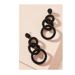 Bijoux tendance faits à la main en perles de rocaille pour femmes, accessoires de mode bohèmes colorés, légers et élégants, accessoires de mode statement - Product Image 3