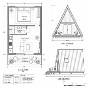 Casa Prefabricada Triangular en Forma de A, Resistente al Viento y a la Corrosión, Cabaña Modular Aislada, <span class=keywords><strong>Hotel</strong></span> de Camping para Resorts en la Selva <span class=keywords><strong>Tropical</strong></span> - Product Image 5