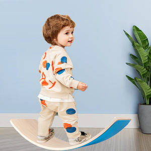 Tavola di Equilibrio in Legno per Bambini 4-6 Anni, Attrezzatura per Allenamento Sensoriale, Giocattolo da Esterno e Casa - Product Image 2