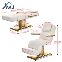 Table de massage pour spa facial, mobilier de salon de beauté, lit électrique pour esthéticienne et extensions de cils
