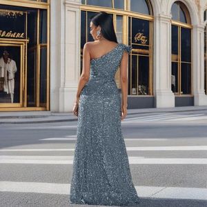 Vestido <span class=keywords><strong>de</strong></span> Noche Elegante y Sexy sin Espalda con Lentejuelas sin Mangas para <span class=keywords><strong>Fiesta</strong></span> y Club, Venta al por Mayor Barata para Mujer - Product Image 4
