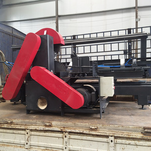 Sierra de cinta redonda horizontal para troncos, máquina cortadora de madera, sierra para cortar troncos, tabla de cortar completamente automática, sierra de cinta, sierra de mesa de empuje - Product Image 3