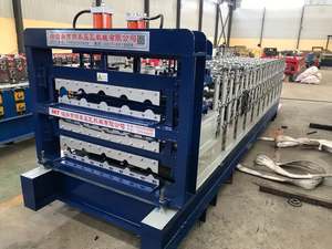 אוטומטי מגולוון אריחים מזוגג מתכת קירוי פנל מזוגג אריחי גיליון רול מכונת להרכיב - Product Image 3