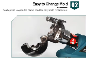 Factory Direct EZ-400/55 2-in-1 Battery Powered Hydraulic <b>Tools</b> Features <b>Tool</b> Cutting & Crimping - Product Image 5