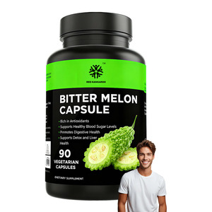 Private Label Fabrieksprijs Groothandel Bittere Meloencapsules 500Mg Voor Natuurlijke Bloedsuikerspiegel Ondersteuning En Glucoseregulatie - Product Image 1