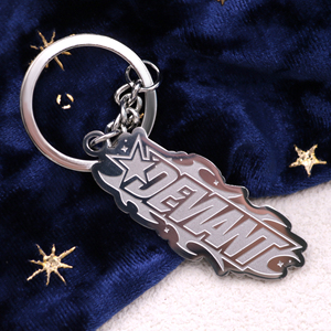 Portachiavi in Metallo Personalizzati, Ciondolo Rettangolare in Acciaio Inox con Logo, Charm Portachiavi Durevole con Nome o Logo - Product Image 4