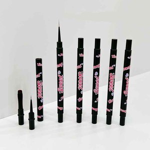 Ensemble de pinceaux à ongles double tête avec logo personnalisé, vente en gros, outil professionnel pour salon de manucure, pinceau pour gel UV, liner et nail art - Product Image 1