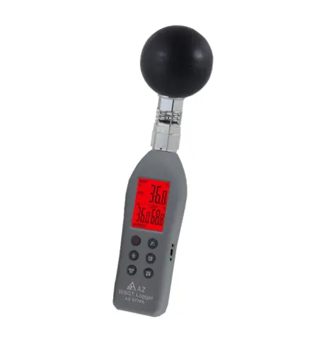 AZ87786 Heatstroke Prevention Self Calibration Alarm Temperature Hygrometer WBGT Meter Heat Index Meter