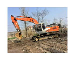 HITACHI เครื่องขุดไฮดรอลิก ZX260มือสองมีมอเตอร์กระปุกเกียร์ไฮดรอลิก PLC - Product Image 3