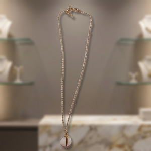 Colgante Ovalado Hecho a Mano con Forma de Gota de Agua Blanca, con Cadena de Cable, para Uso Diario Informal, para Chicas - Product Image 4