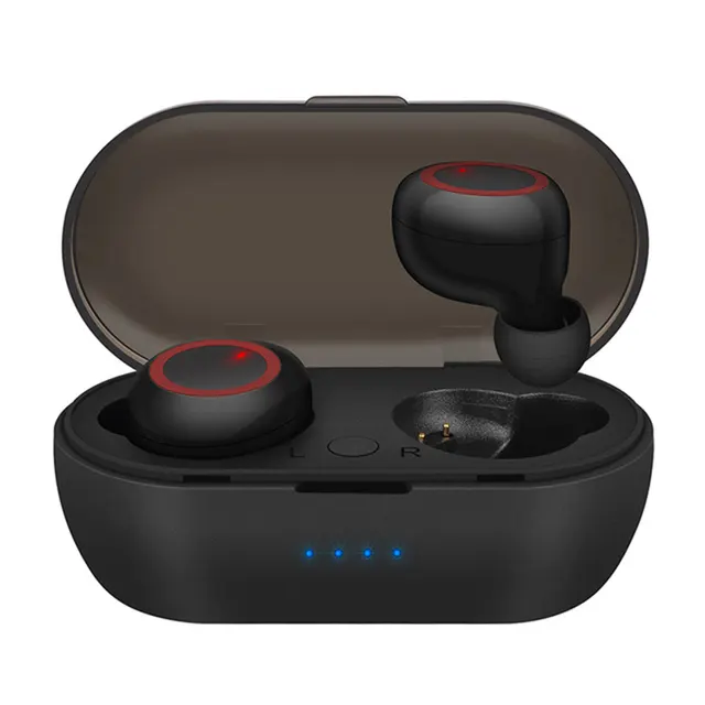 Billiger Kopfhörer Y50 Mit Ladebox Tws Ohrhörer Stereo Gaming Headset Drahtloser Kopfhörer für iPhone Android-Handys
