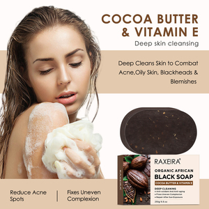 Jabón Negro Africano al por Mayor de Marca Privada con Vitamina E, Vegano, Antiséptico, Hidratante en <span class=keywords><strong>Barra</strong></span> para Aclarar la Piel, 250g - Product Image 2