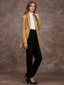 Veste décontractée pour <span class=keywords><strong>femme</strong></span>, nouvelle collection hiver 2026, sept couleurs, couleur unie, petite fragrance - Product Image 2