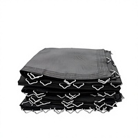 Grand trampoline circulaire en nylon et polypropylène, doux et sûr, pour l'intérieur et l'extérieur, avec accessoires de saut à l'élastique