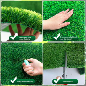 <span class=keywords><strong>Gazon</strong></span> synthétique écologique, hauteur du tapis 10 mm, largeur du <span class=keywords><strong>rouleau</strong></span> 4,0 m, durée de vie de 3 ans - Rouge, vert, bleu, jaune, etc. Couleurs pour la cour arrière - Product Image 4