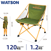 Chaise de camping pliable ultralégère, portable, résistante aux déchirures, en Oxford 600D, pour pique-nique, jardin, loisirs en plein air