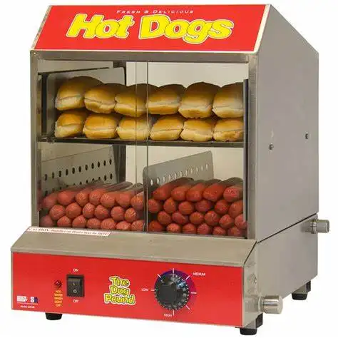 Máquina de fazer cachorro quente elétrica supertise comercial, aquecedor, máquina quente