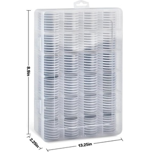 Custom Round Strong Clear Acrylic Coin Capsules for Collection YAGELI Brand YGL-1114 Model Coin <b>Display</b> <b>Case</b> - Product Image 3