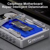Plateforme de préchauffage à air chaud MECHANIC pour carte mère iPhone X-17 PM, kit d'outils de réparation pour carte à puce multicouche BGA/matrice de points