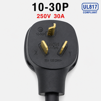 Cable de Extensión para Cargador de Vehículos Eléctricos LANYUE NEMA 10-30P Gen 2, Adaptador para Tesla - Nuevo