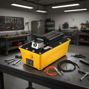 Bomba hidráulica de pie Vevor con depósito de 0.6 galones para reparación de automóviles, maquinaria pesada y sistemas hidráulicos. - Product Image 2