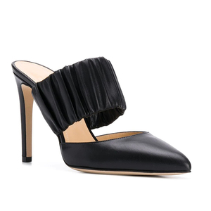 Zapatillas negras para mujer, zapatos puntiagudos, Stiletto, tacones altos, gran oferta - Product Image 3