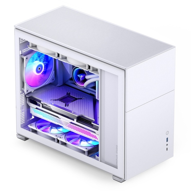 Brand New case Jonsbo D31 White RGB Middle Tower Pc case Gaming with Rgb Fans