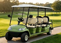 A617.6+2 Vehículo Eléctrico de 8 Plazas para Servicio de Transporte en Golf, para Operación Diaria en Bases de Estudios y Excursiones