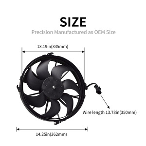 Ventilateur de condensation VA01-AP90 VLL-66A12V 1870CFM 12V, ventilateur de refroidissement de radiateur, remplacement pour Spal 1212V - Product Image 3