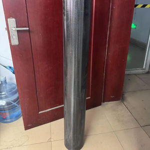 Poutre d'équipement mécanique de grande taille, légère et haute résistance, en fibre de carbone composite à armure sergé 3K, dimensions personnalisables - Product Image 6