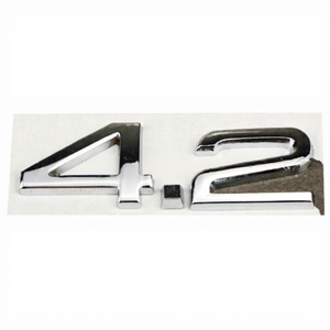 Maßgefertigtes Auto-Emblem Dekorative Namensschilder Spezielle Namensplakette für Lasergravur Lackierte Aluminium-Namensplakette - Product Image 1