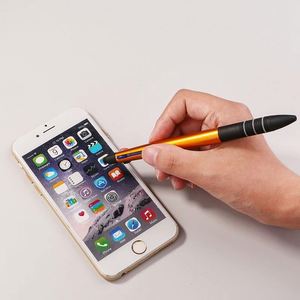 Stylo bille multifonctionnel trois couleurs avec logo personnalisé, impression UV, pointe de 1,0 mm, en plastique, mignon, pour fournitures de bureau - Product Image 4