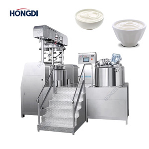 Tanque de Emulsificación al Vacío, Mezclador Homogeneizador de Alto Cizallamiento con Camisa de Calentamiento, 300L, Motor AC, para Producción de Alimentos y Cosméticos - Product Image 2