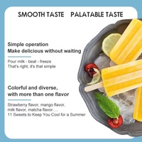 Poudre pré-mélangée pour sucettes glacées au melon certifiée Halal, fabriquée en Chine, paquet de 1 kg, facile à préparer pour les magasins de détail et les services de restauration
