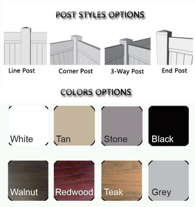 Valla de PVC Vinílica para Exteriores, Semi-Privacidad, Estilo Moderno, con Modelado 3D, Resistente a los Rayos UV y Ecológica - Product Image 4