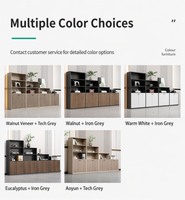 Meuble de rangement de bureau modulaire avec plusieurs options de couleurs, classeur combiné pour bureau