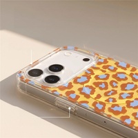 Coque de téléphone magnétique pour iPhone 18 Pro Max, motif léopard, image personnalisée, coque de protection pour iPhone 17 16 15 14 13