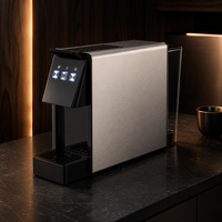 Machine à café à capsules Nespresso personnalisée 1450W en acier inoxydable, fabricant de marque privée, 19 bars, écran tactile