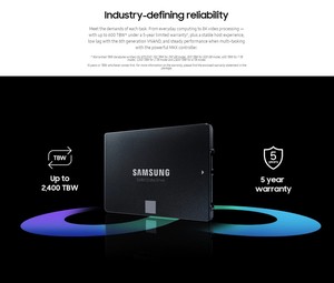 SSD 870 ฮาร์ดดิสก์แบบโซลิดสเตทภายใน SATA3 ขนาด 2.5 นิ้ว ความจุ 250GB 500GB 1TB 2TB 4TB 8TB สำหรับแล็ปท็อปและเดสก์ท็อป - Product Image 5